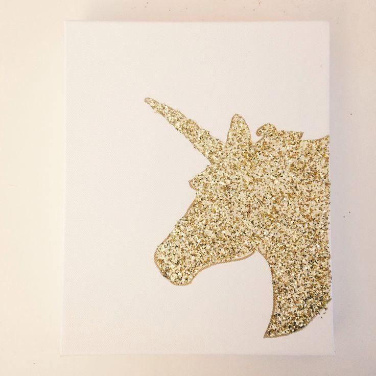 Diy Canvas Art – Bing Images | Unicorn | Pinterest | Diy Canvas Pertaining To Glitter Canvas Wall Art (View 17 of 20)