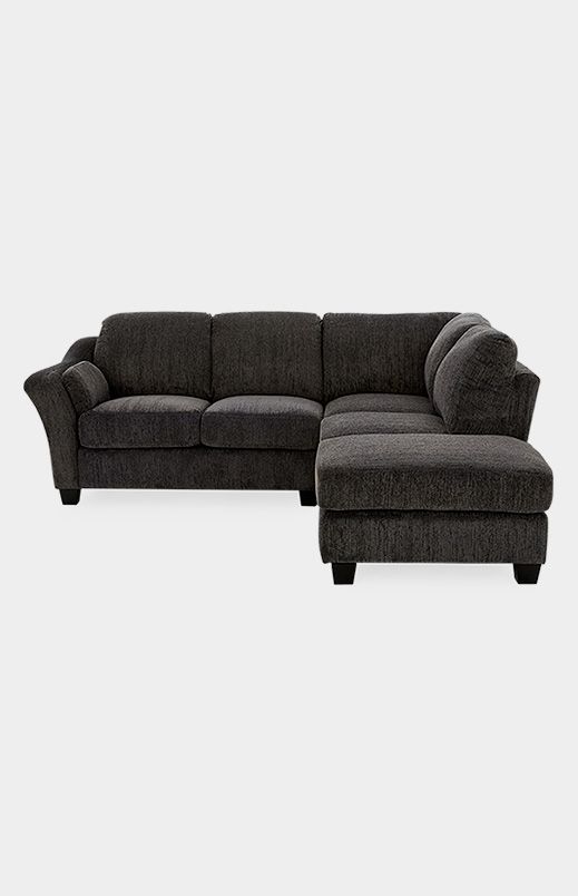 Fabric Sectional Sofa – Grey – 00313796 | Economax Intended For Economax Sectional Sofas (View 1 of 10)