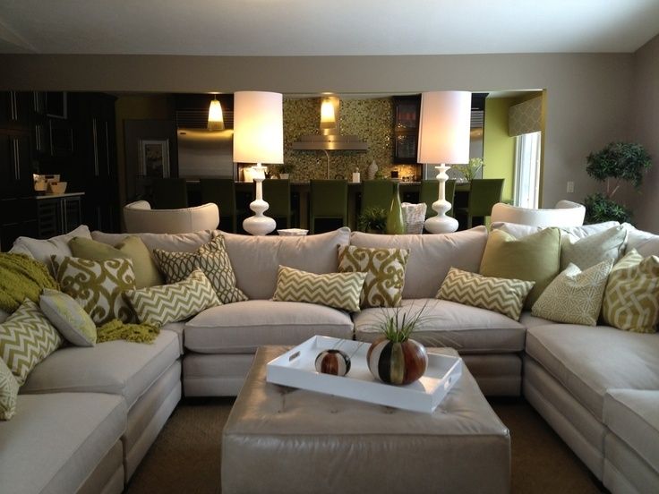 Family Room Sectional White Sofa Accessories Lamps On White In Media Room Sectional Sofas (View 10 of 10)