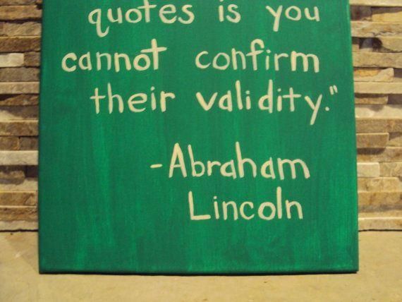 Funny Quote Canvas Art Quote Abraham Lincolngeewizzartwork With Canvas Wall Art Funny Quotes (View 1 of 20)