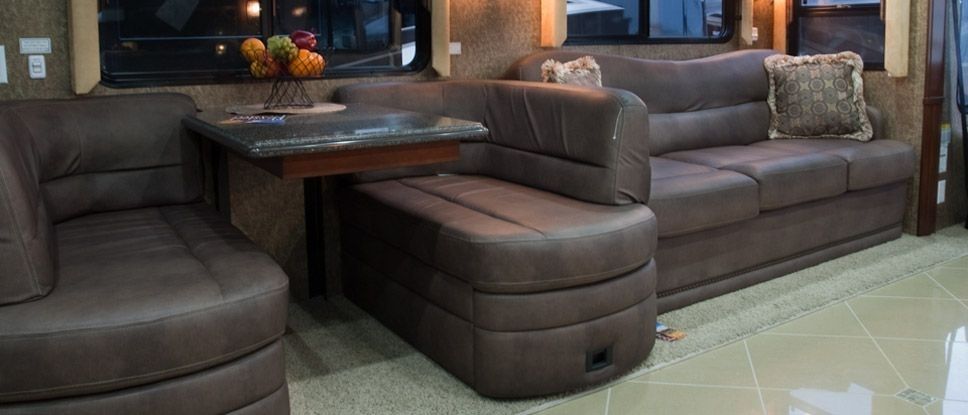 Glastop Rv & Motorhome Furniture | Custom Rv & Motorhome Furnishings Pertaining To Sectional Sofas For Campers (View 6 of 10)