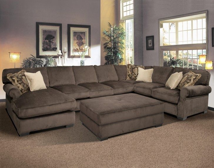 Grand Island Oversized Cocktail Ottoman For Sectional Sofa Throughout Sectionals With Oversized Ottoman (View 1 of 10)