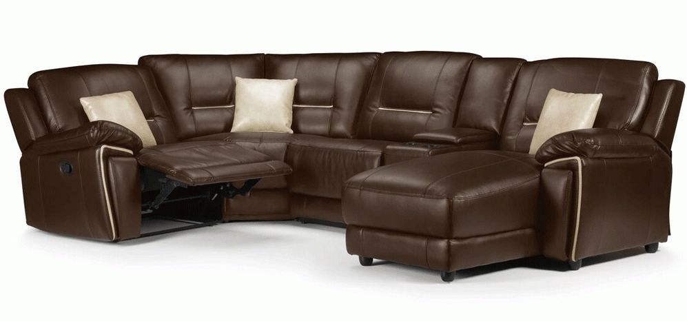 Henry Electric Recliner Corner Rhf Leathaire Electrical Recliner Regarding Leather Corner Sofas (View 5 of 10)