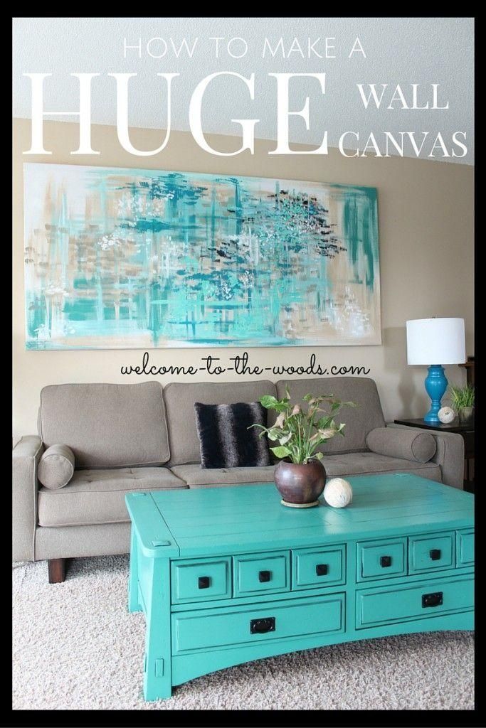 Homemade Decoration Ideas For Living Room 2 Cool In Diy Canvas Wall Art (View 20 of 20)