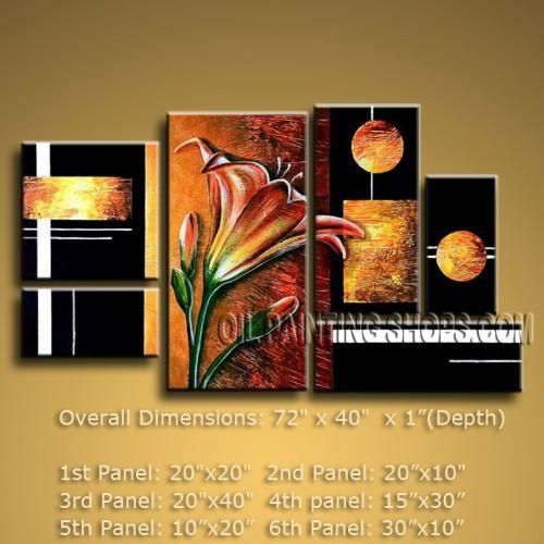 Huge Abstract Oil Painting Canvas Wall Art Modern Contemporary Regarding Oil Paintings Canvas Wall Art (View 1 of 20)