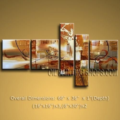Huge Framed Contemporary Wall Art Oil Painting On Canvas Abstract Within Large Framed Abstract Wall Art (View 4 of 20)