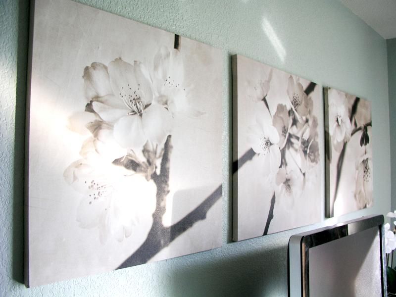 Ikea Art Cherry Blossoms In Sepia – Found Recently For  (View 2 of 20)