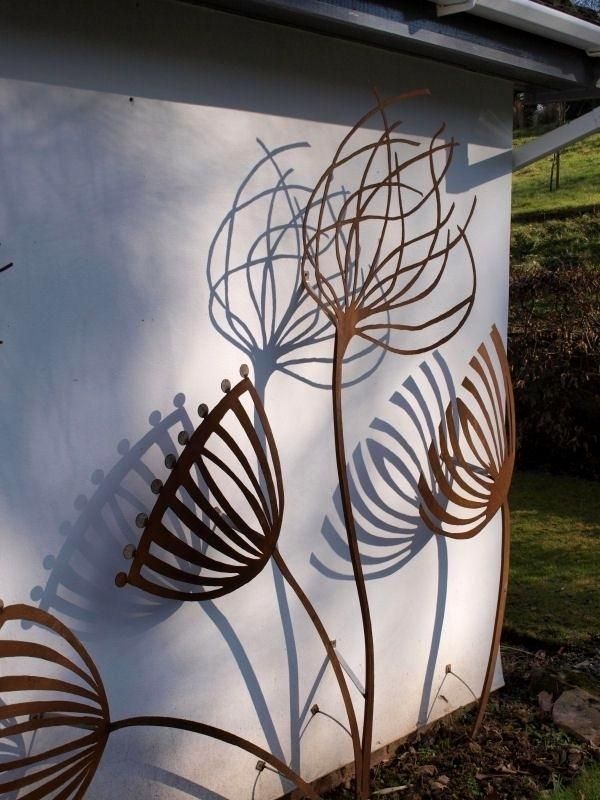 Incredible Metal Wall Sculpture Ideas Ideas About Metal Wall Intended For Abstract Outdoor Metal Wall Art (View 13 of 20)