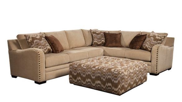 Incredible Sectional Sofa With Nailhead Trim 1025Theparty Com Within Intended For Sectional Sofas With Nailhead Trim (View 6 of 10)
