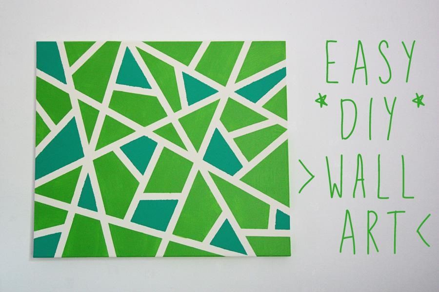 Ink + Adventure: Easy Canvas Wall Art Project With Regard To Diy Canvas Wall Art (View 12 of 20)