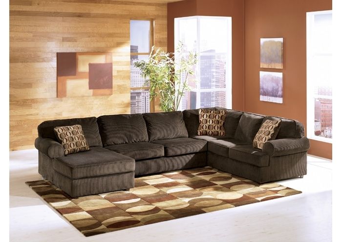 Ivan Smith Vista Chocolate Left Facing Chaise Sectional Regarding Ivan Smith Sectional Sofas (View 4 of 10)