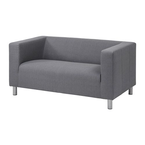 Klippan Compact 2 Seat Sofa Flackarp Grey – Ikea With Ikea Small Sofas (View 9 of 10)