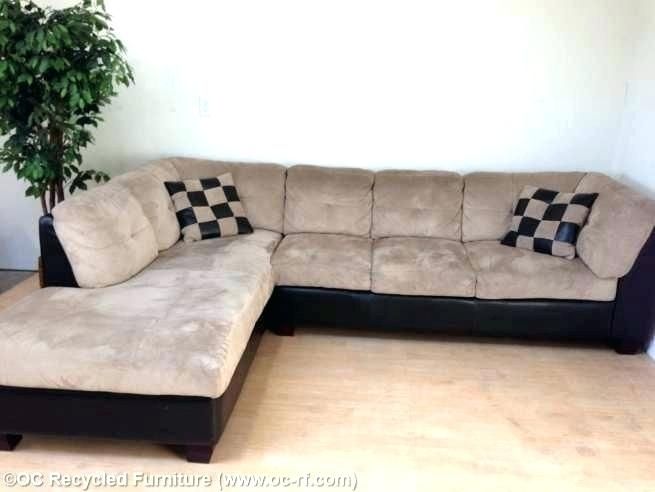 L Shaped Sectionals L Shaped Sectional Sofa With Chaise Beige Pertaining To Used Sectional Sofas (Photo 8 of 10)