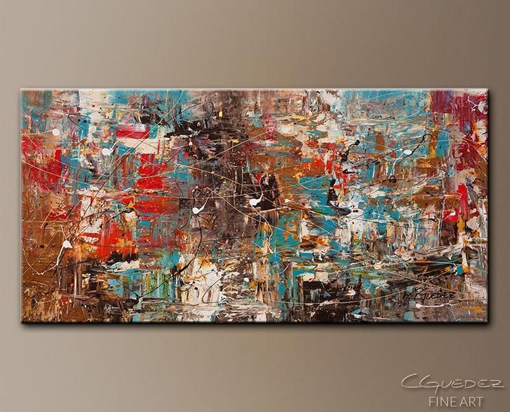 Large Abstract Art For Sale Online Can't Stop – Modern Abstract Intended For Modern Abstract Wall Art Painting (Photo 9 of 20)