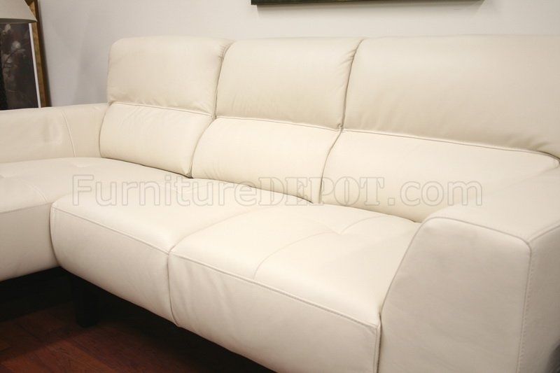 Leather Contemporary L Shaped Sectional Sofa W/high Back With Regard To Sectional Sofas With High Backs (View 4 of 10)
