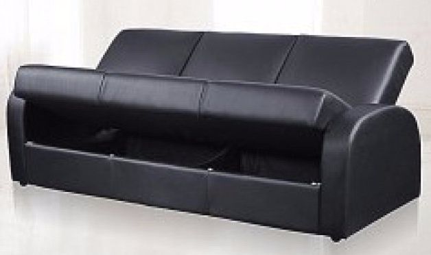 Leather Sofa Bed With Storage | Sanblasferry Within Leather Sofas With Storage (View 1 of 10)