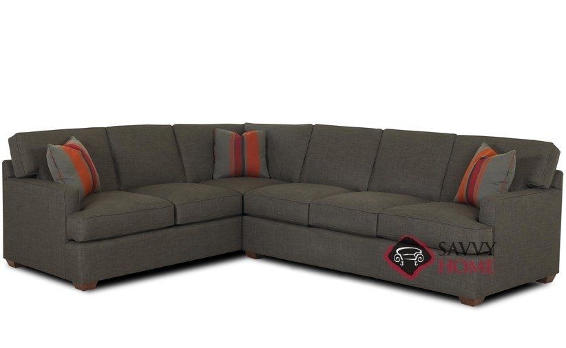 Lincoln Fabric True Sectionalsavvy Is Fully Customizableyou Inside Sleeper Sectional Sofas (View 5 of 10)