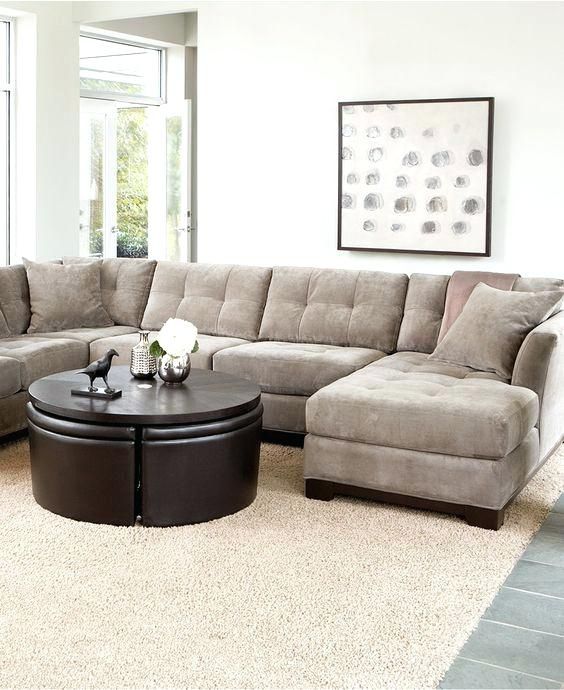 Macys Elliot Couch Fabric Sectional Collection Created For Fabrics Throughout Macys Sofas (View 3 of 10)