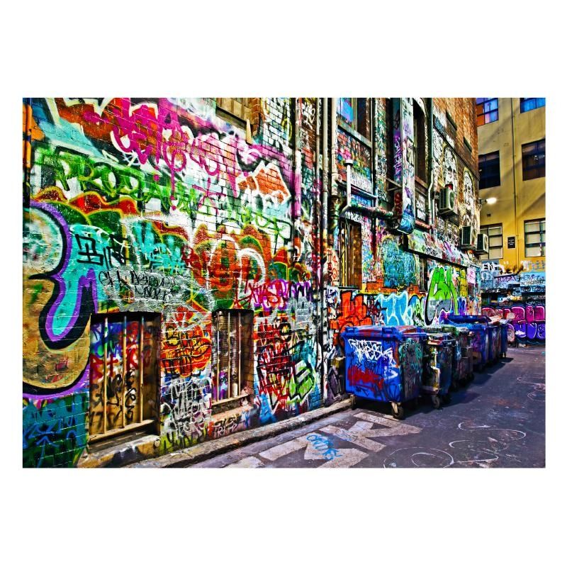 Melbourne Graffiti Laneway | Stretched Canvas/ Printed Panel | The With Regard To Melbourne Canvas Wall Art (View 14 of 20)