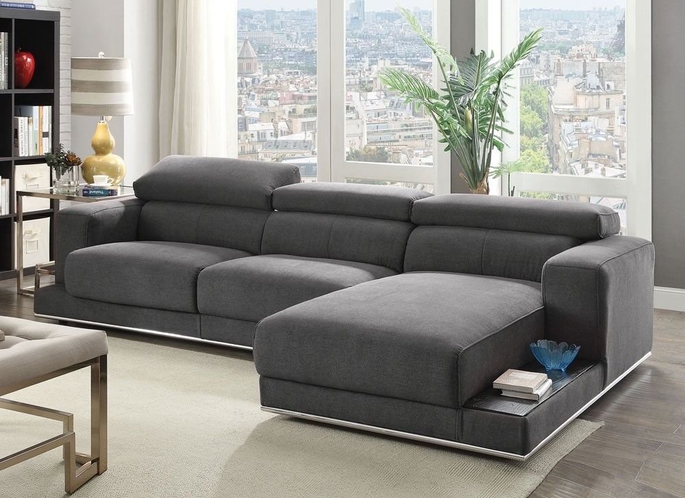 Modern Fabric Sectional Sofa Throughout Fabric Sectional Sofas (View 4 of 10)