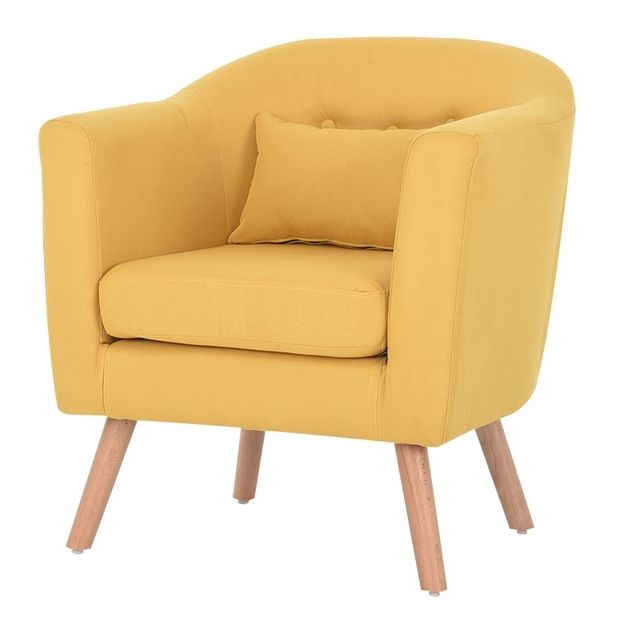 Modern Sofa 1 Single Seat Simple Design Living Room Furniture Pertaining To Single Sofas (View 10 of 10)