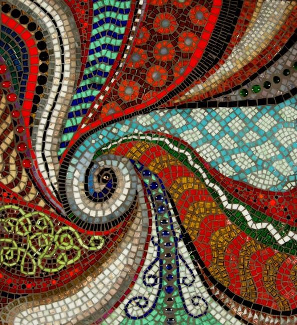 Mosaic Artists Gallery Photos Of Abstract Mosaics – Showcase Mosaics Pertaining To Abstract Mosaic Art On Wall (View 6 of 20)
