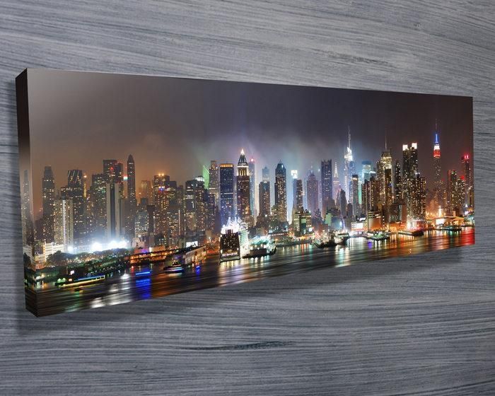 New York Skyline – Canvas Prints Australia With Melbourne Canvas Wall Art (View 4 of 20)