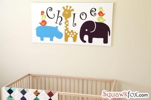 Nursery Wall Art: Decorate Your Baby's Room For Less – Squawkfox With Regard To Baby Room Canvas Wall Art (View 4 of 20)