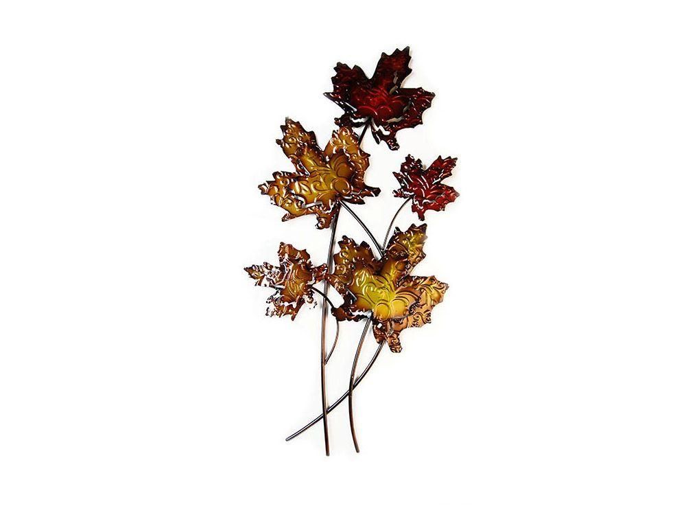 Outdoor Metal Wall Decor Steel Wall Art Wall Sculptures Metal Wall In Abstract Leaf Metal Wall Art (View 20 of 20)