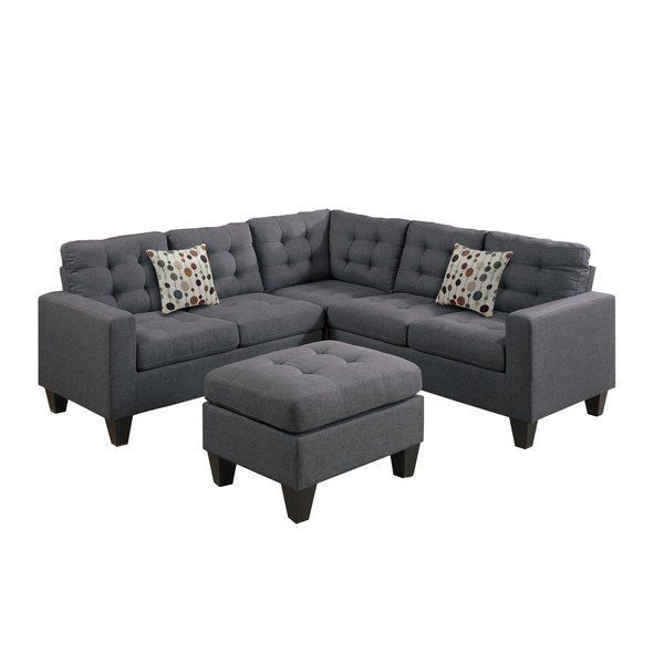 Pawnee Modular Sectional With Ottoman | Ottomans, Modular Sectional Inside Joss And Main Sectional Sofas (View 5 of 10)