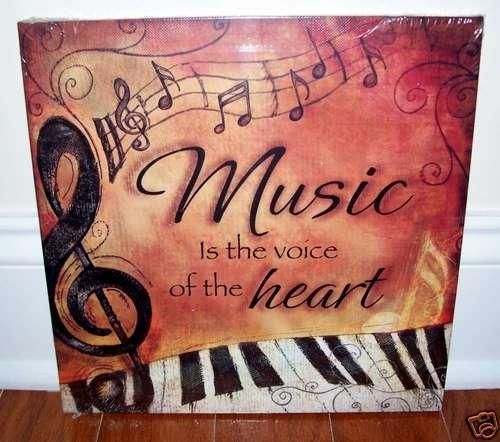 Piano Keyboard Music Is Voice Canvas 4 Your Home Interior Wall Art Throughout Music Canvas Wall Art (View 13 of 20)