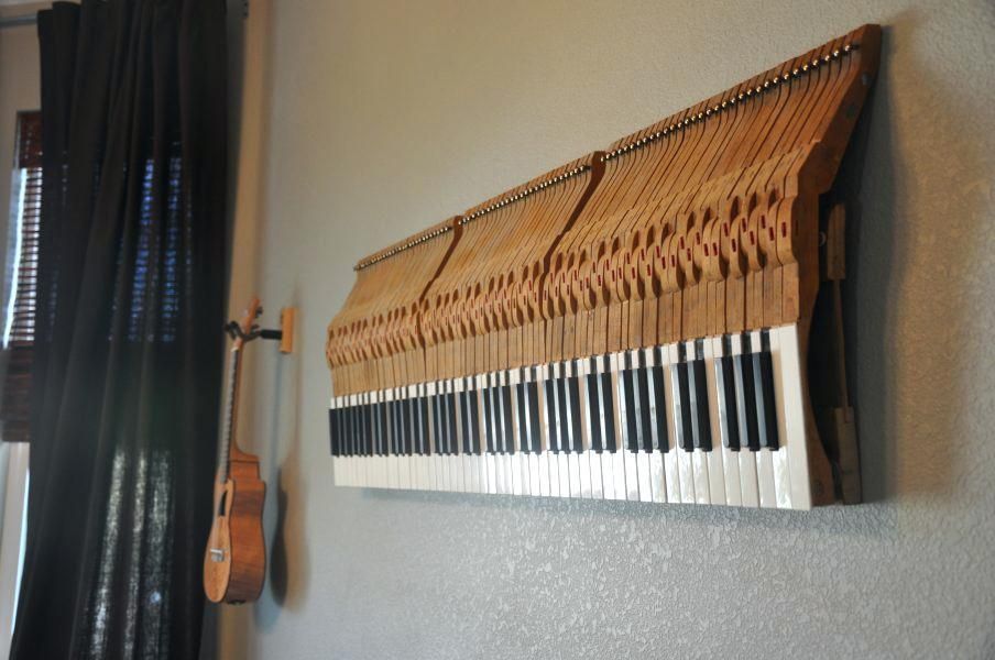 Piano Wall Art Piano Keys And Musical Notes Metal Wall Art Piano Inside Abstract Piano Wall Art (View 18 of 20)