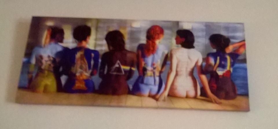 Pink Floyd Album Cover Art Themed Canvas Wall Art, 24'' X 10'' Vgc Intended For Gumtree Canvas Wall Art (View 14 of 20)