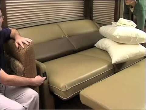 Rest Easy Sofa, Couch, Lounger, Bed From Winnebago Industries Within Sectional Sofas For Campers (View 7 of 10)