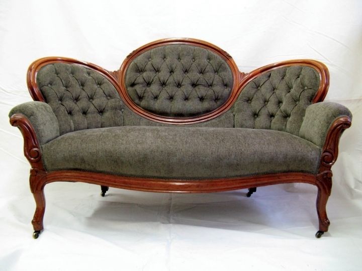Retufting An Antique Sofa | Get > Got | Pinterest | Sofa Upholstery In Antique Sofas (View 2 of 10)