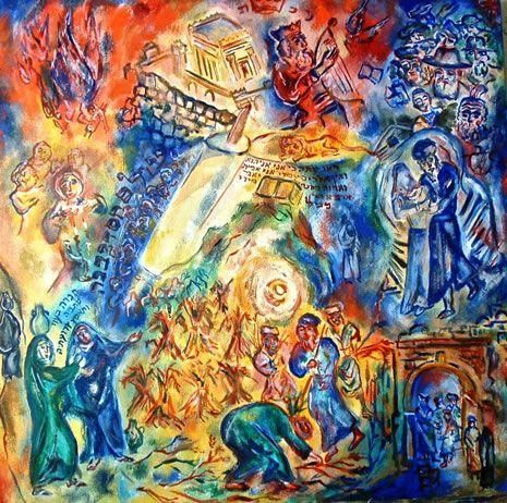 Ruth 1  Shoshannah Brombacher – This Painting Shows Several Throughout Jewish Canvas Wall Art (View 3 of 20)