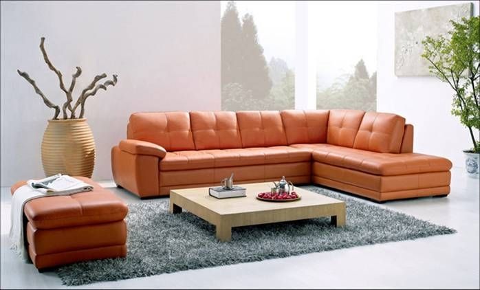 Sectional Sofa Design: Elegant L Shaped Sectional Sofa Corner L With Regard To Leather L Shaped Sectional Sofas (View 7 of 10)