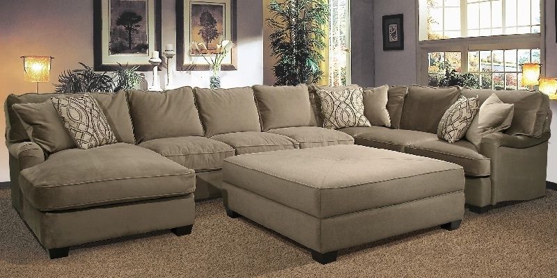 Sectional Sofa With Oversized Ottoman – New 2018 / 2019 | Designers Sofa Within Sectional Sofas With Oversized Ottoman (View 8 of 10)