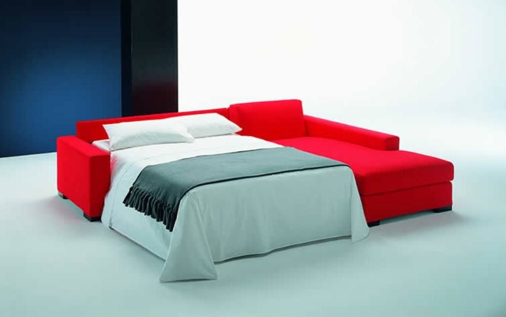 Sofa Beds Design: Chic Unique Red Sectional Sleeper Sofa Design For In Red Sleeper Sofas (View 8 of 10)