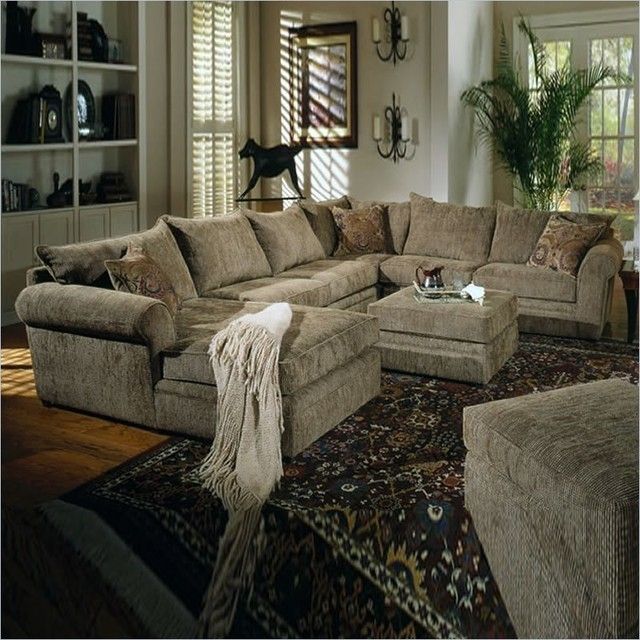 Sofa Beds Design: Outstanding Modern Chenille Sectional Sofa With Intended For Green Sectional Sofas With Chaise (View 5 of 10)