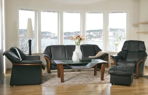 Stressless Eldorado Low Back Leather Ergonomic Sofa Couchekornes For Ergonomic Sofas And Chairs (View 10 of 10)