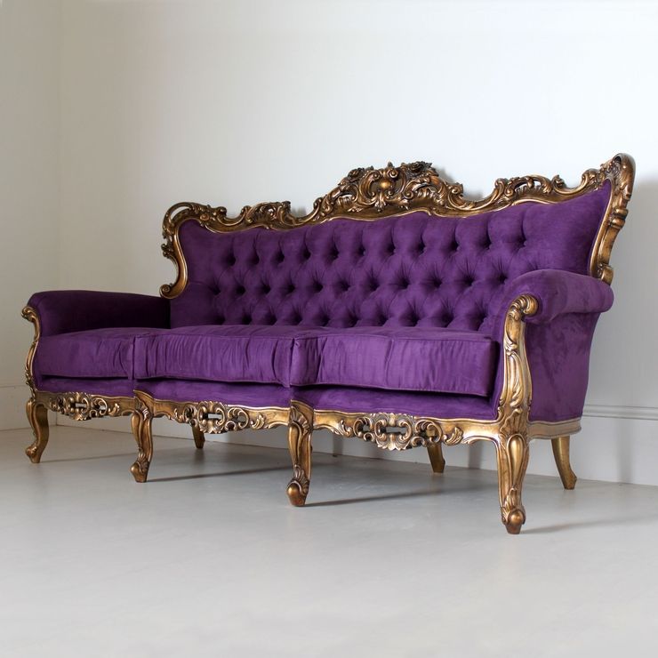 Velvet Purple Sofa – Nurani With Regard To Velvet Purple Sofas (View 7 of 10)