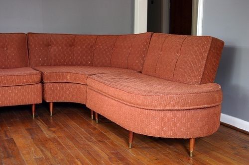 Vintage Deco Sectional Couch Howard Skyline Parlor Furniture Mid For Vintage Sectional Sofas (View 4 of 10)
