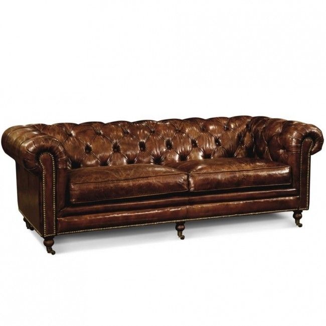 Vintage Leather Chesterfield Sofa For Vintage Chesterfield Sofas (Photo 34041 of 35622)