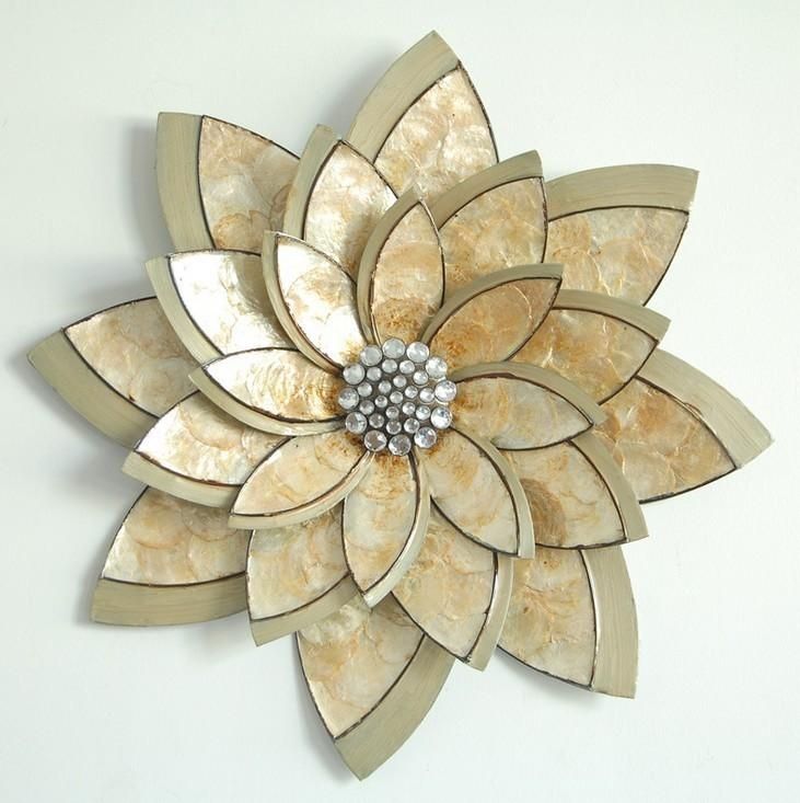 Wall Art: Best Pictures About Metal Wall Art Flowers Contemporary With Abstract Flower Metal Wall Art (View 1 of 20)