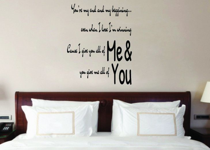 26 Best Music & Urban Culture Wall Stickers Imagesiwallstickers Throughout Song Lyric Wall Art (View 9 of 10)