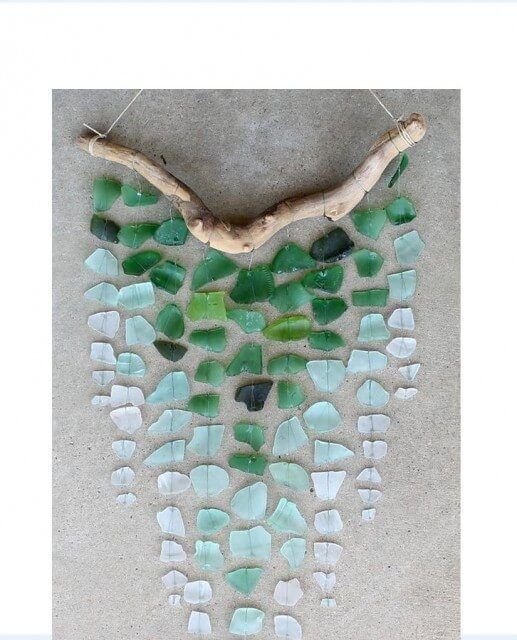 30 Sea Glass Ideas & Projects • Lovely Greens For Sea Glass Wall Art (Photo 4 of 10)