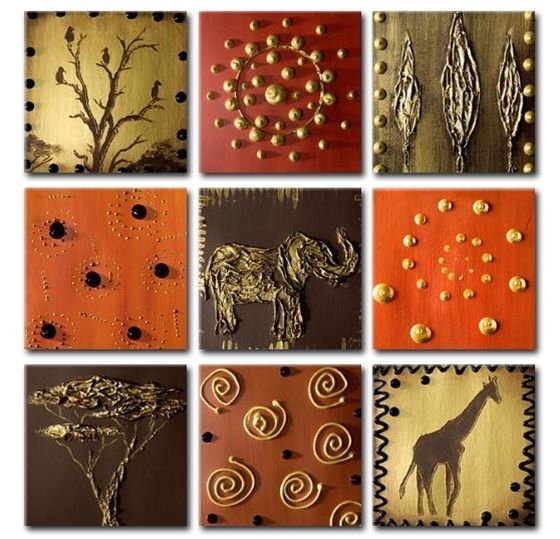 10 Collection of African Wall Art