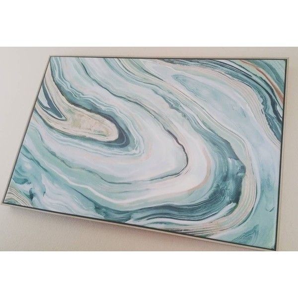 Agate Framed High Gloss Canvas 36"x24" – Threshold™ : Target Via With Regard To Agate Wall Art (Photo 4 of 10)