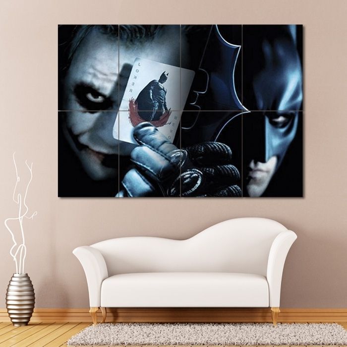 Batman Vs Joker Block Giant Wall Art Poster With Joker Wall Art (View 7 of 10)